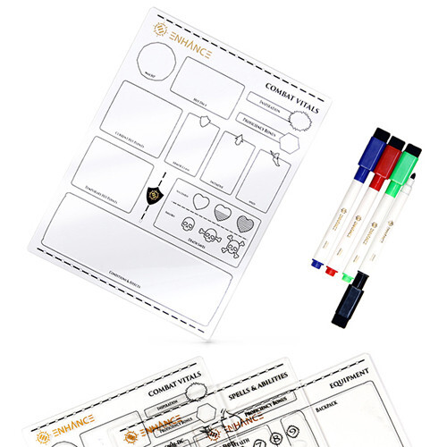 

Аксессуары Enhanced Gaming ENHANCE: Acrylic Character Sheet Set