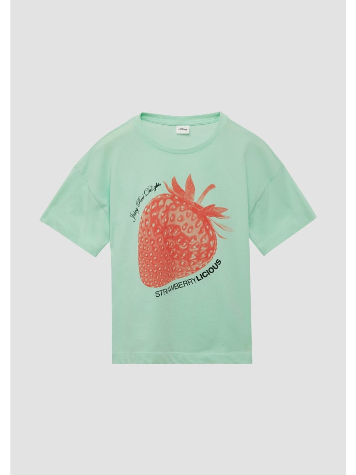 

Футболка цвета 60D2_ocean green s.Oliver, Зеленый, Футболка цвета 60D2_ocean green s.Oliver