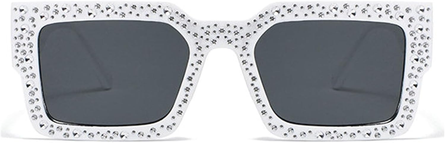 

Солнцезащитные очки Helena Sparkling Rhinestone Square Sunglasses for Women, прямоугольные солнцезащитные очки с бриллиантами, украшения для вечеринок, женские очки UV400, C2