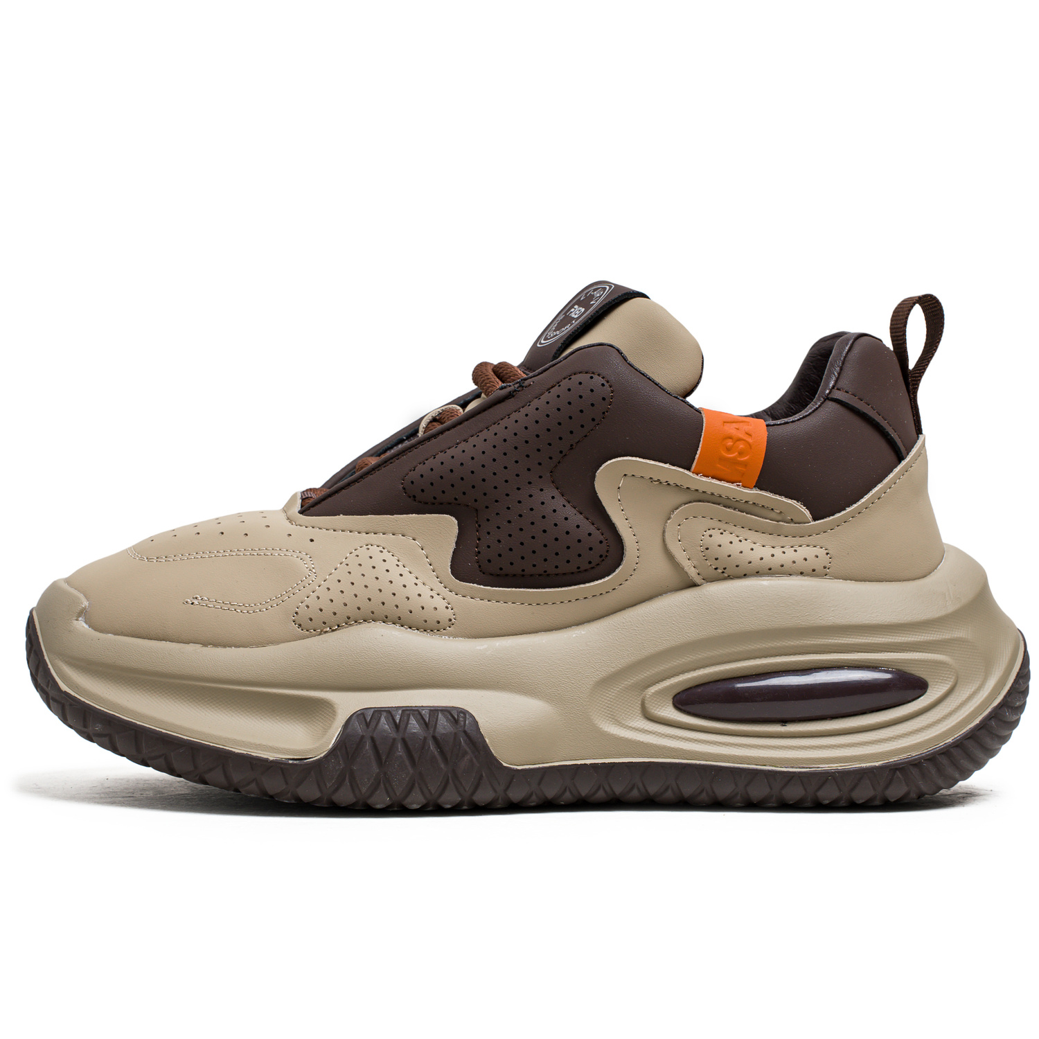 

PNKE Антискользящие и износостойкие низкие массивные кроссовки для мужчин с эффектом увеличения роста - бежевые, цвет Beige