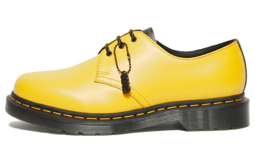 

1461 Женские повседневные туфли унисекс с низким верхом, желтые Dr.Martens
