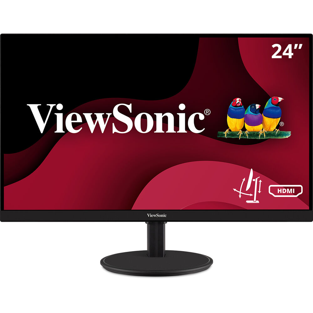 

Монитор ViewSonic VA2447-MHJ 23,8 дюйма с соотношением сторон 16:9 и адаптивной синхронизацией MVA