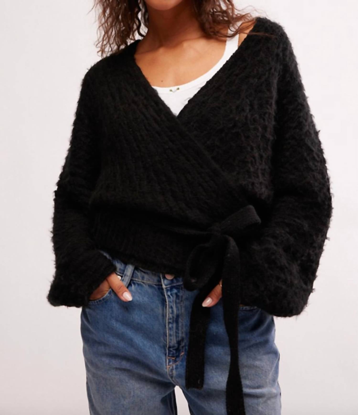 

Кардиган Over You черного цвета Free People