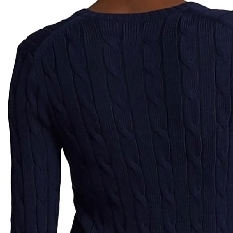 

SS24 Трикотаж Женская Флотская Футболка Polo Ralph Lauren, Морской Синий
