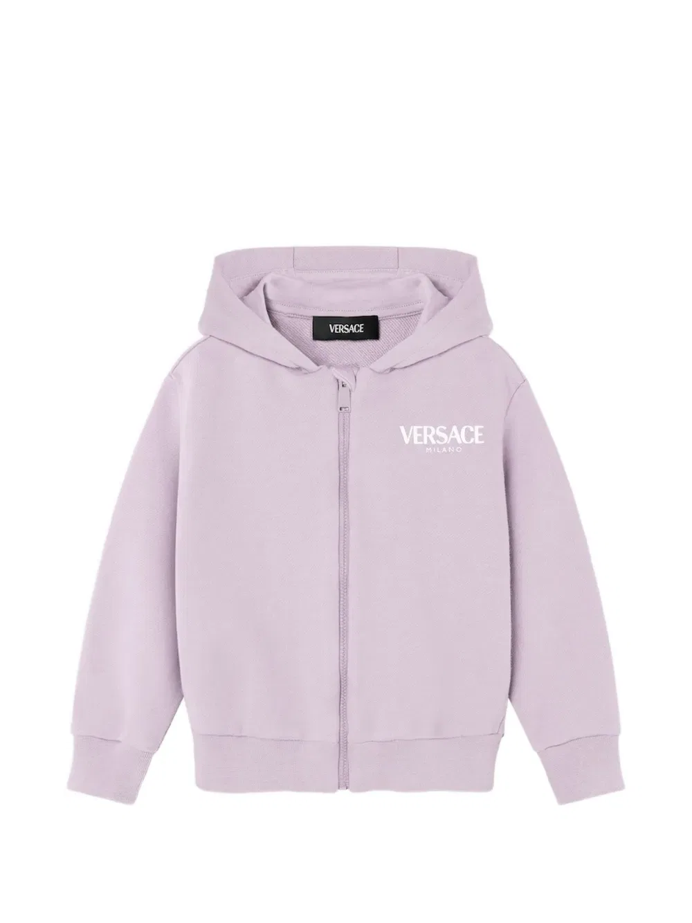 Толстовка с капюшоном и логотипом Versace Kids, фиолетовый
