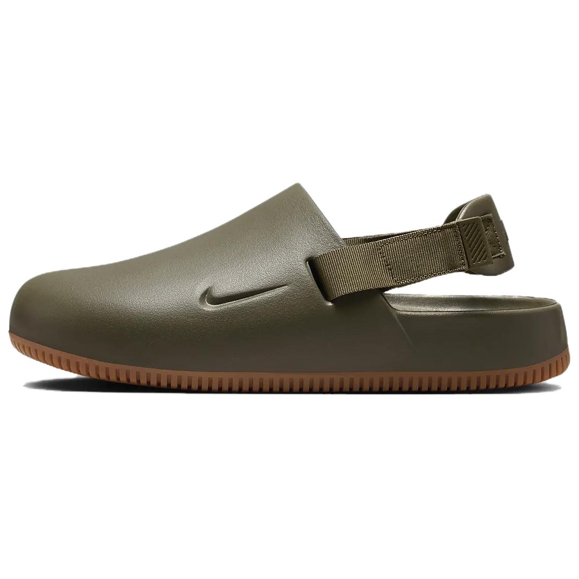 

Сабо Calm Closed Toe для мужчин Nike, цвет Medium Olive Green