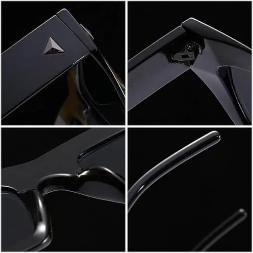 

Модные женские солнцезащитные очки в винтажном стиле, очки конфетных цветов, мужские солнцезащитные очки с заклепками и градиентом MTZJH, Orange Grey Tea