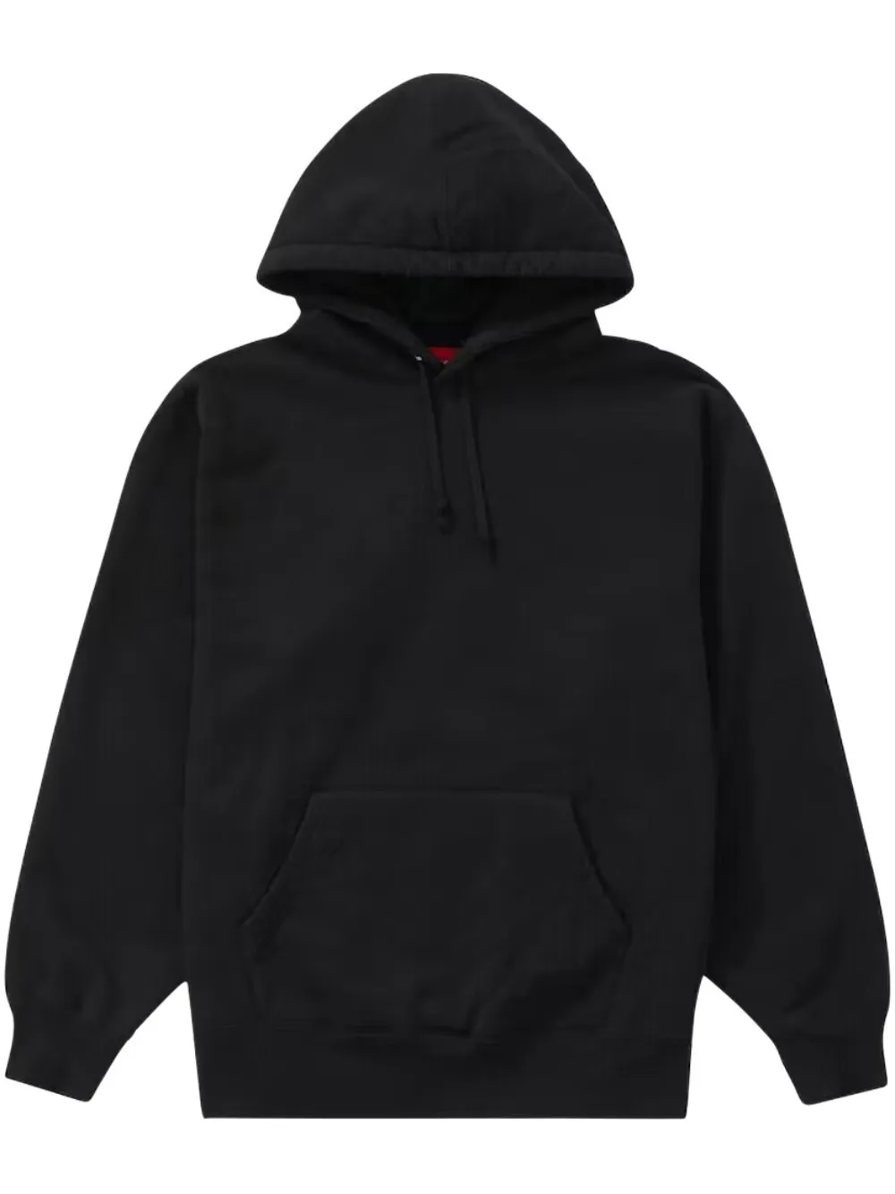 

Худи с атласной аппликацией Supreme, черный