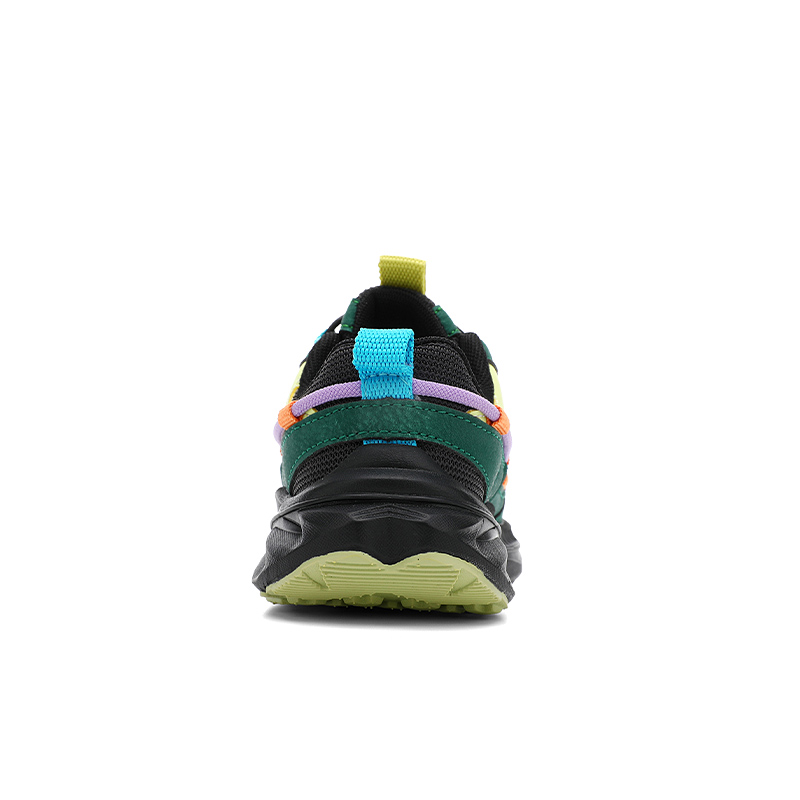 Jeep Беговые кроссовки Running Collection Cushioning Breathable Low top черно-зеленые для детей — фото 3