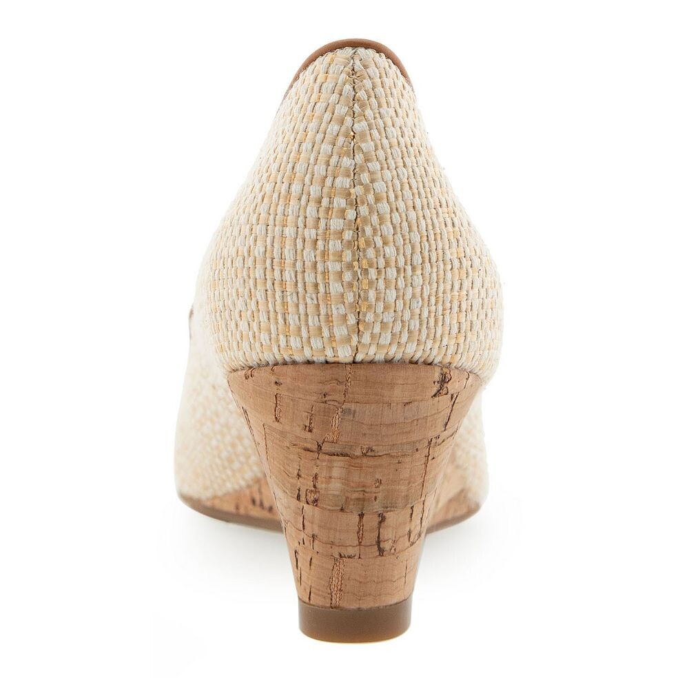 Женские туфли на танкетке Aerosoles Iris, цвет Natural Raffia — фото 4