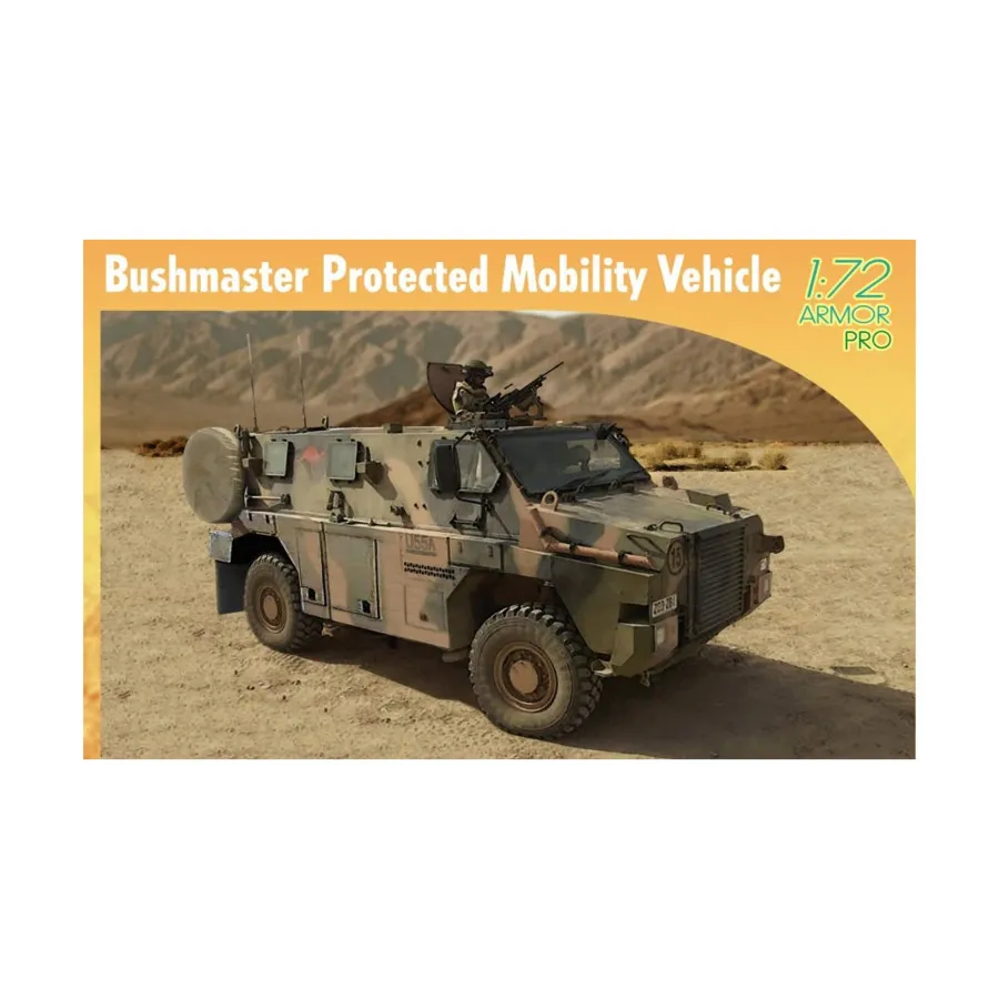 

Защищенный мобильный автомобиль Bushmaster, Dragon Models - Armor Pro Series (1:72)