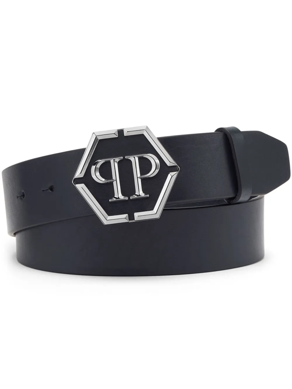 

Ремень с пряжкой-логотипом Philipp Plein, синий