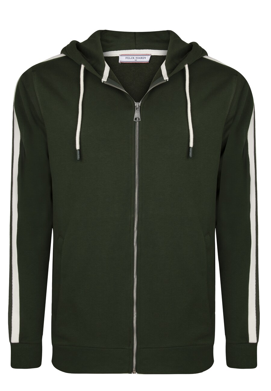 

Толстовка с капюшоном на молнии Felix Hardy, темно-зеленый