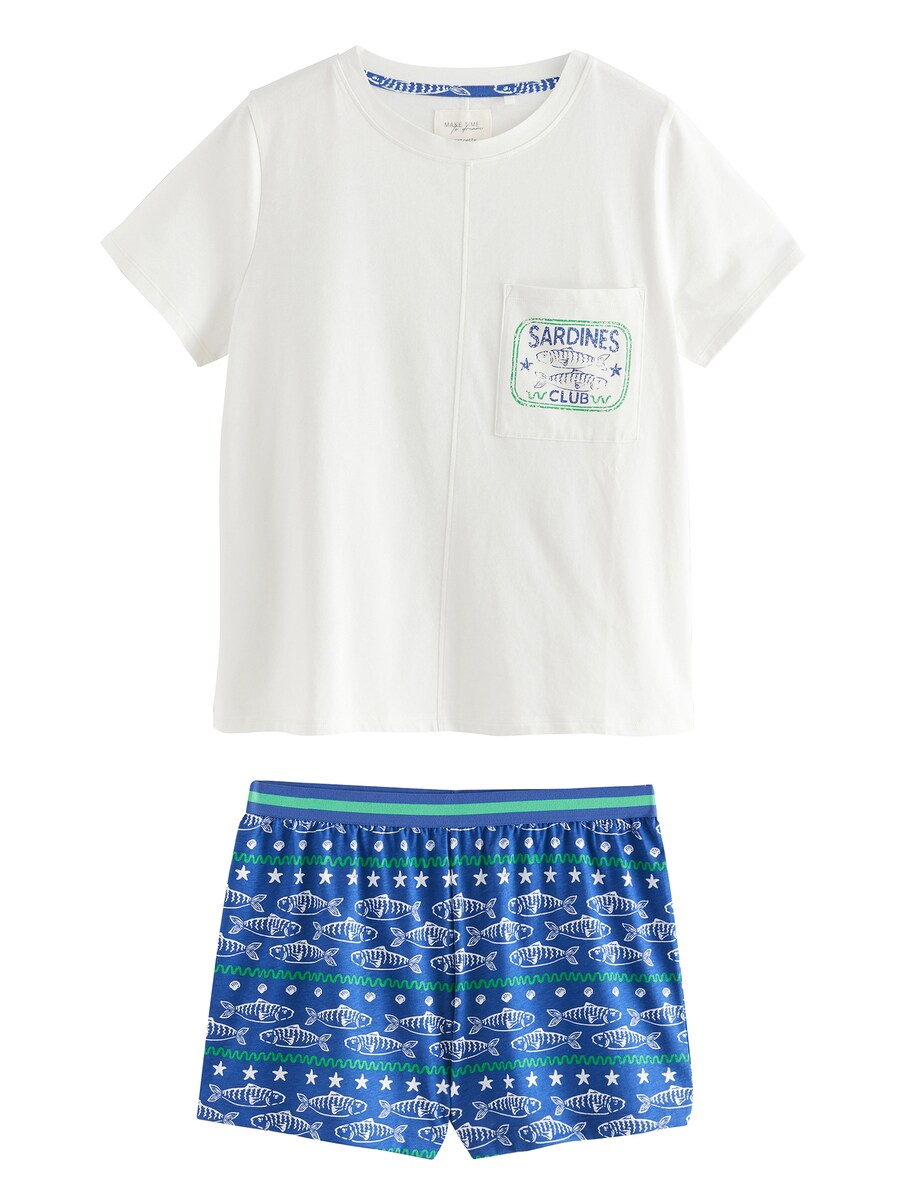 

Пижама Next, цвет Blue/White