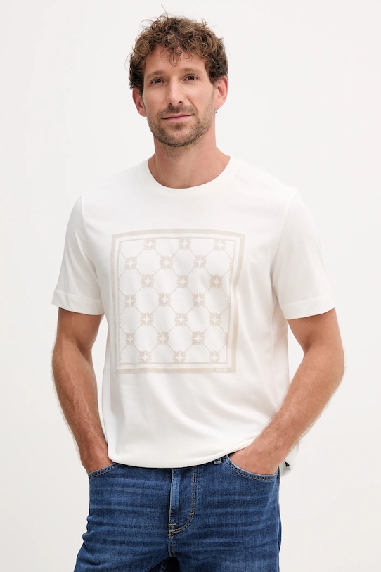 

Хлопковая футболка Joop!, бежевый