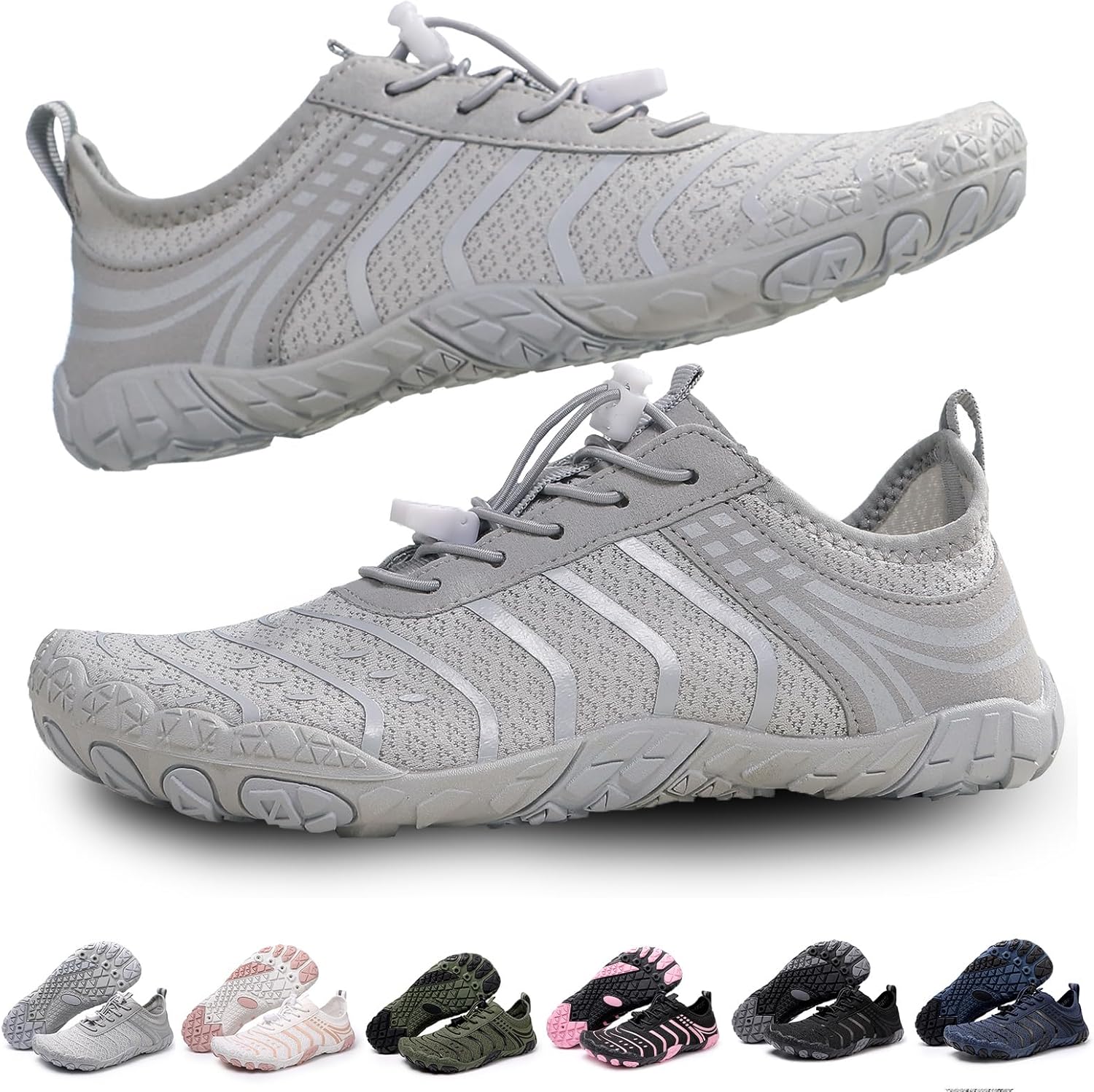 

Кроссовки для ходьбы для женщин и мужчин Feedmoo, серый