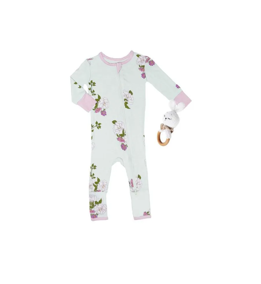 Baby Grey By Everly Grey Детский серый комбинезон-трансформер для девочек от Everly Grey с длинными рукавами — фото 2