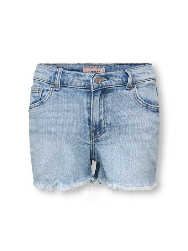Джинсовые шорты Only Girls, light blue denim, светло-голубой деним — фото 3