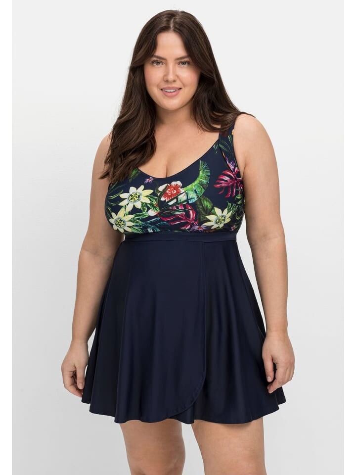 

Верх бикини sheego by Joe Browns Tankini Oberteil, цвет marine gemustert
