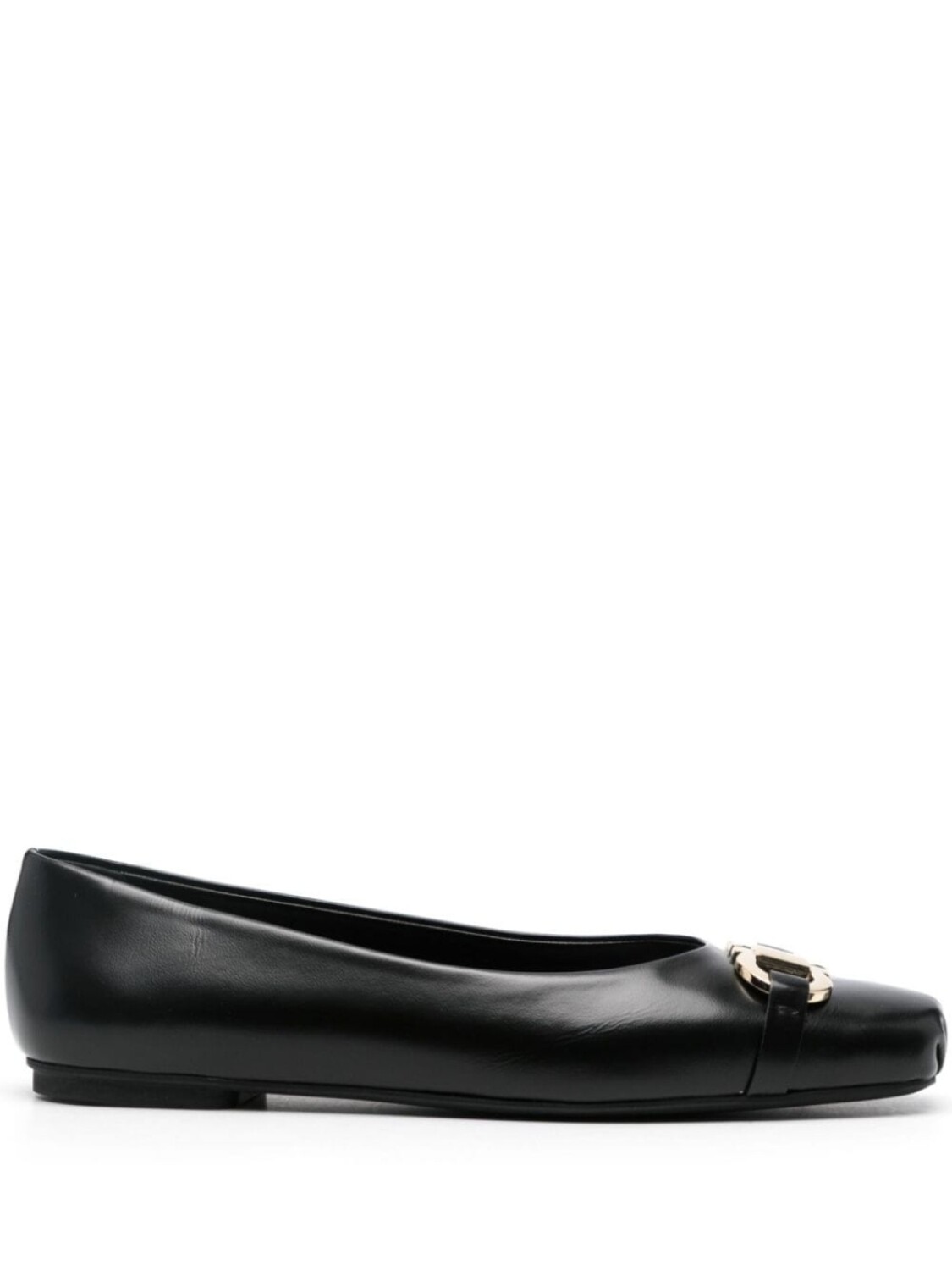 

Ferragamo балетки с пряжкой Ганчини, черный