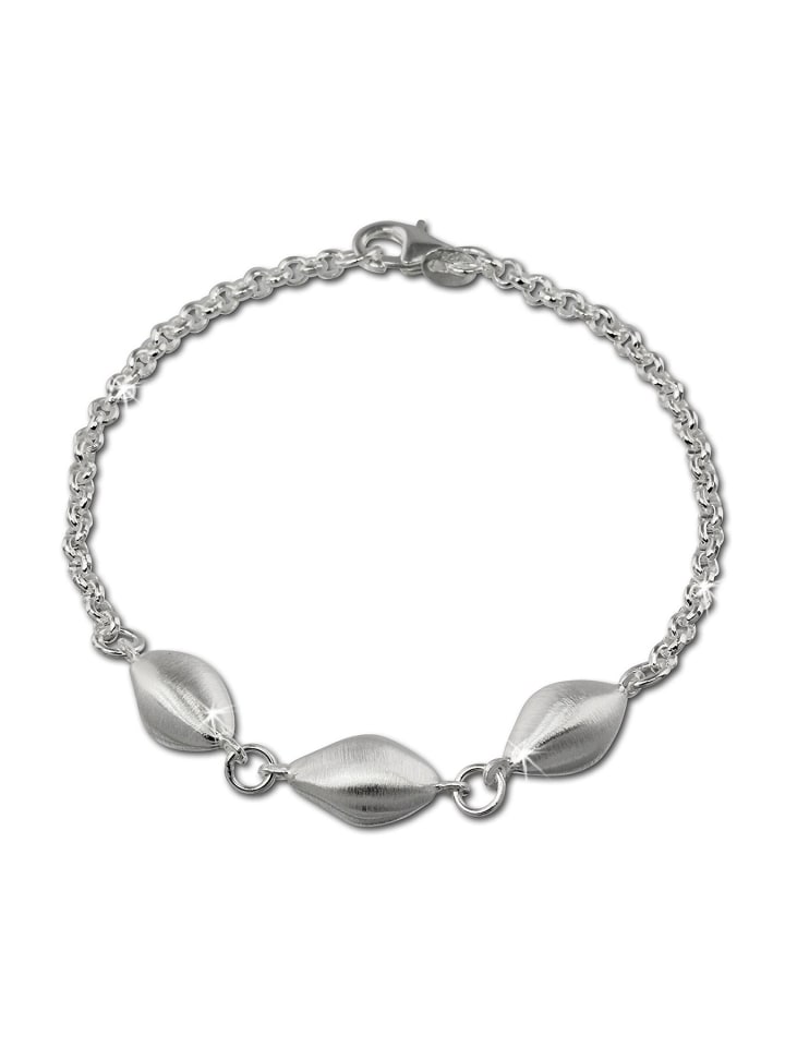 

SilberDream Женский серебряный браслет SilverDream из серебра 925 пробы, эллипсовидной формы, приблизительно 19 см
