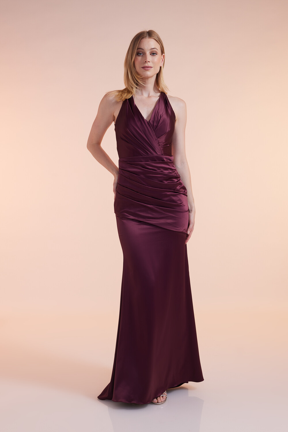 

Платье Unique Draping Queen Dress, бордовый