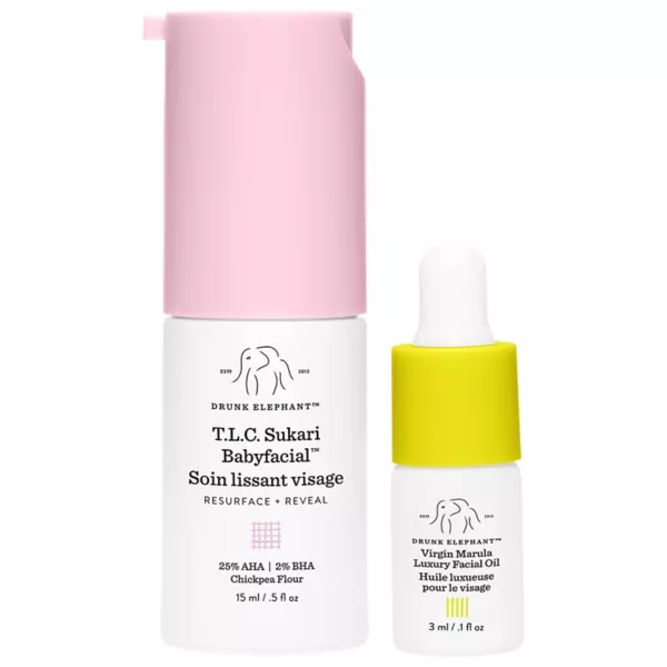 

Tlc сукари детская маска для лица ага + бха Drunk Elephant, объем 15 мл