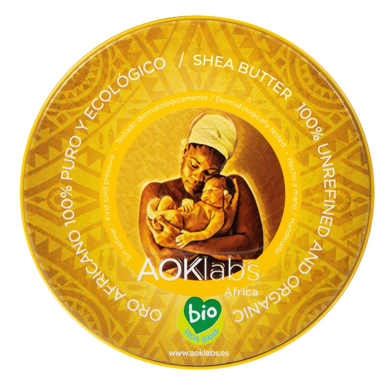 Масло ши AOKlabs African Gold нерафинированное органическое 100 мл Aoklabs