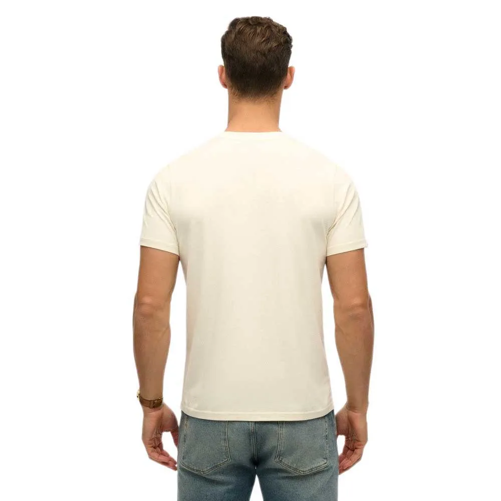 Футболка с коротким рукавом Superdry Lo-Fi Outdoor Relaxed, бежевый — фото 2