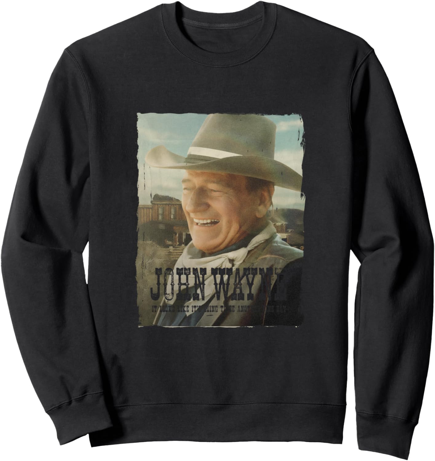 

Толстовка John Wayne Another Fine Day, черная, Черный, Толстовка John Wayne Another Fine Day, черная