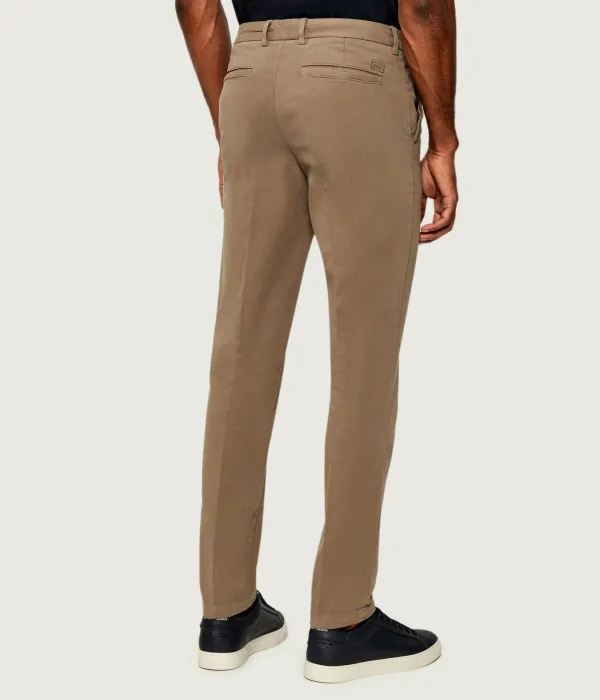 Брюки-Чинос h-kaiton1 Slim fit Boss, коричневый — фото 4