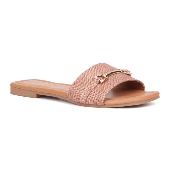 Женские сланцы Naia New York & Company, цвет copper linen pu