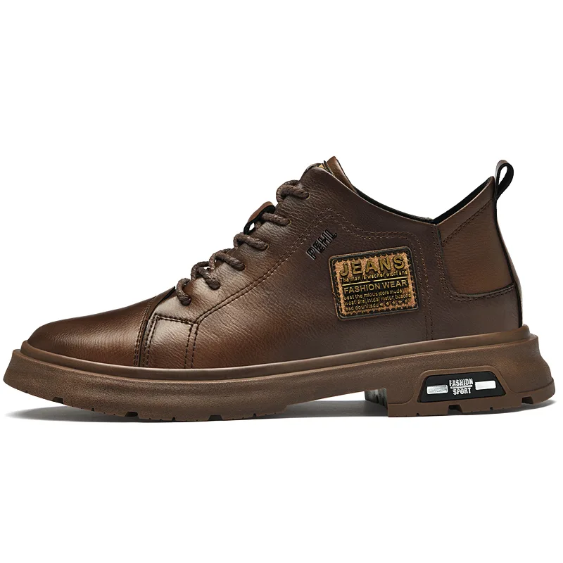 PEHL Мужские повседневные туфли low top черные/коричневые