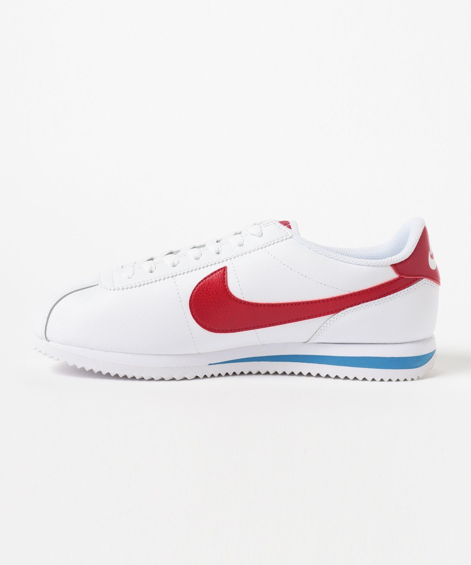 NIKE / Cortez БЕЛЫЙ/КРАСНЫЙ/СИНИЙ BEAMS, WHITE/VARSITY RED/VARSITY BLUE — фото 3