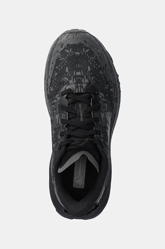 Женские кроссовки Hoka Speedgoat 6 из веганских материалов водонепроницаемые, серо-черный — фото 4