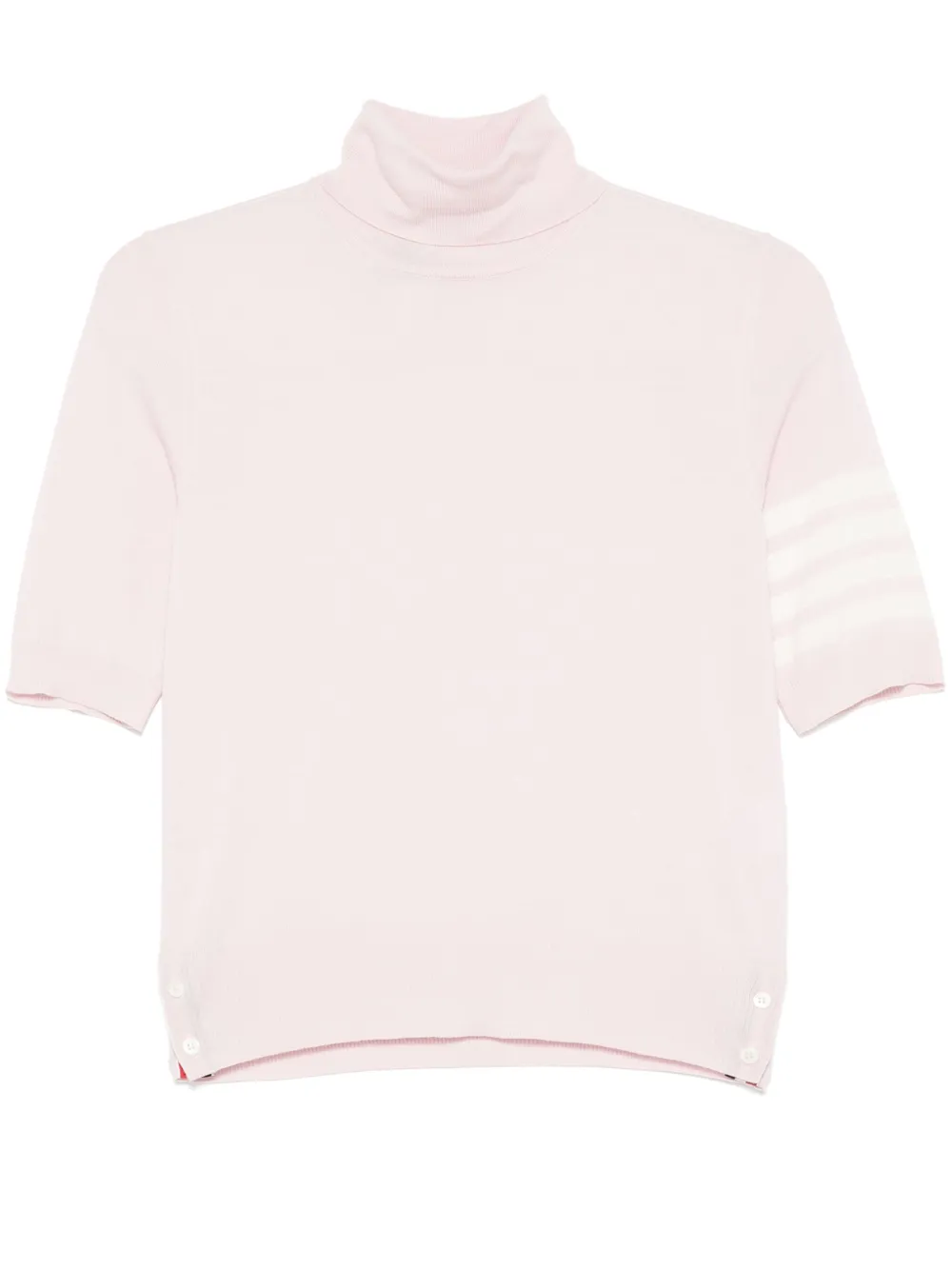 

Футболка с полосками 4-Bar THOM BROWNE, розовый