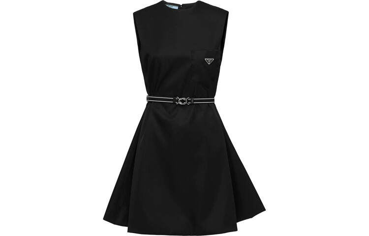 

Женское платье без рукавов PRADA, цвет Black