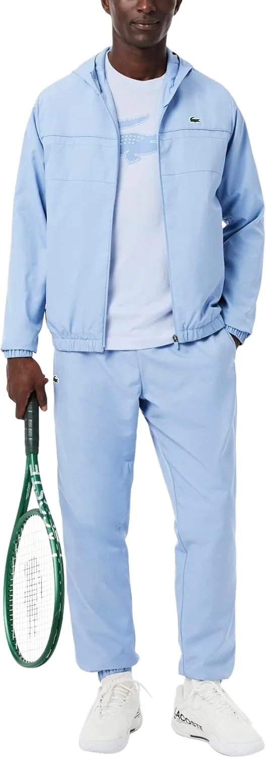 Футболка Lacoste Ultra Dry Logo Sport, мужская, Phoenix синий/Aphylla — фото 4