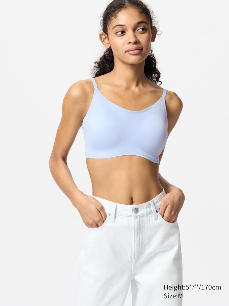 

Бюстгальтер без косточек релакс Uniqlo, цвет 60 синий