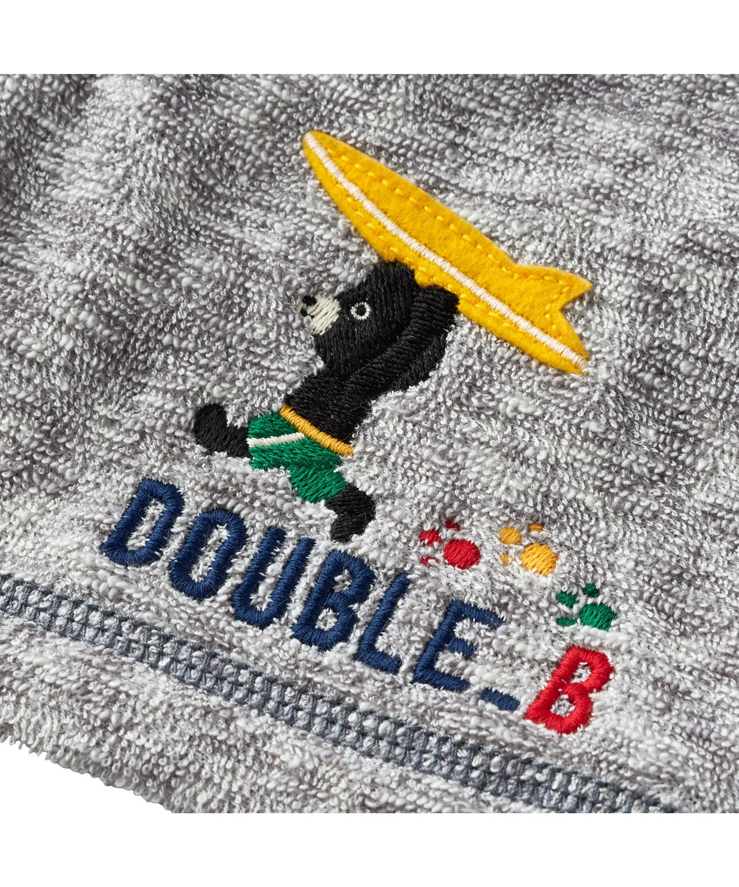 Детские шорты 5/4 длины из плюша DOUBLE_B серые — фото 3