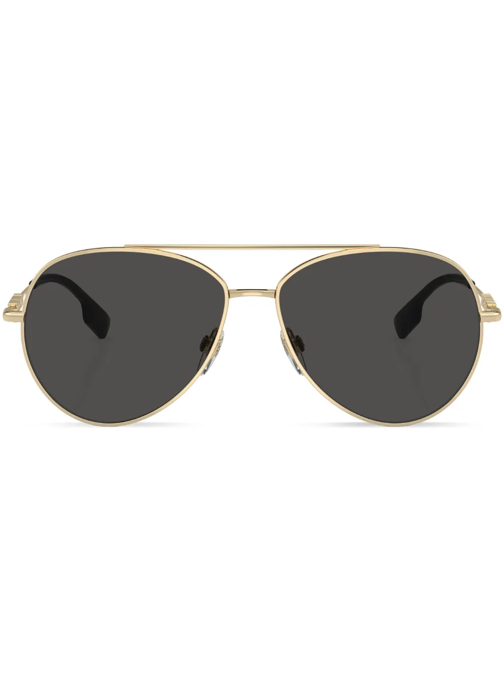 

Солнцезащитные очки-пилоты с логотипом Burberry Eyewear, золотой