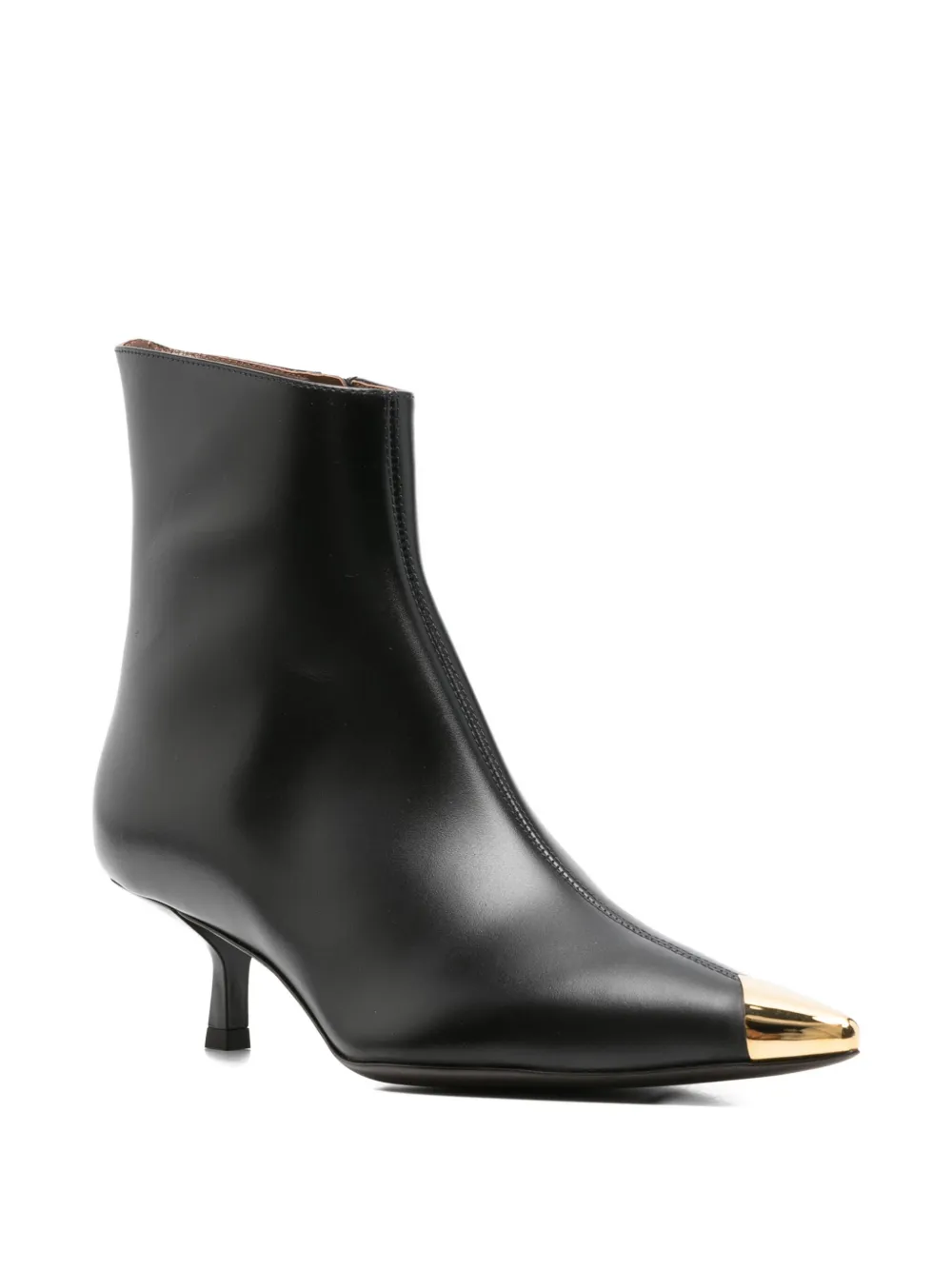 Ботинки на каблуке 50 мм с заостренным носком Giuseppe Zanotti, черный — фото 2