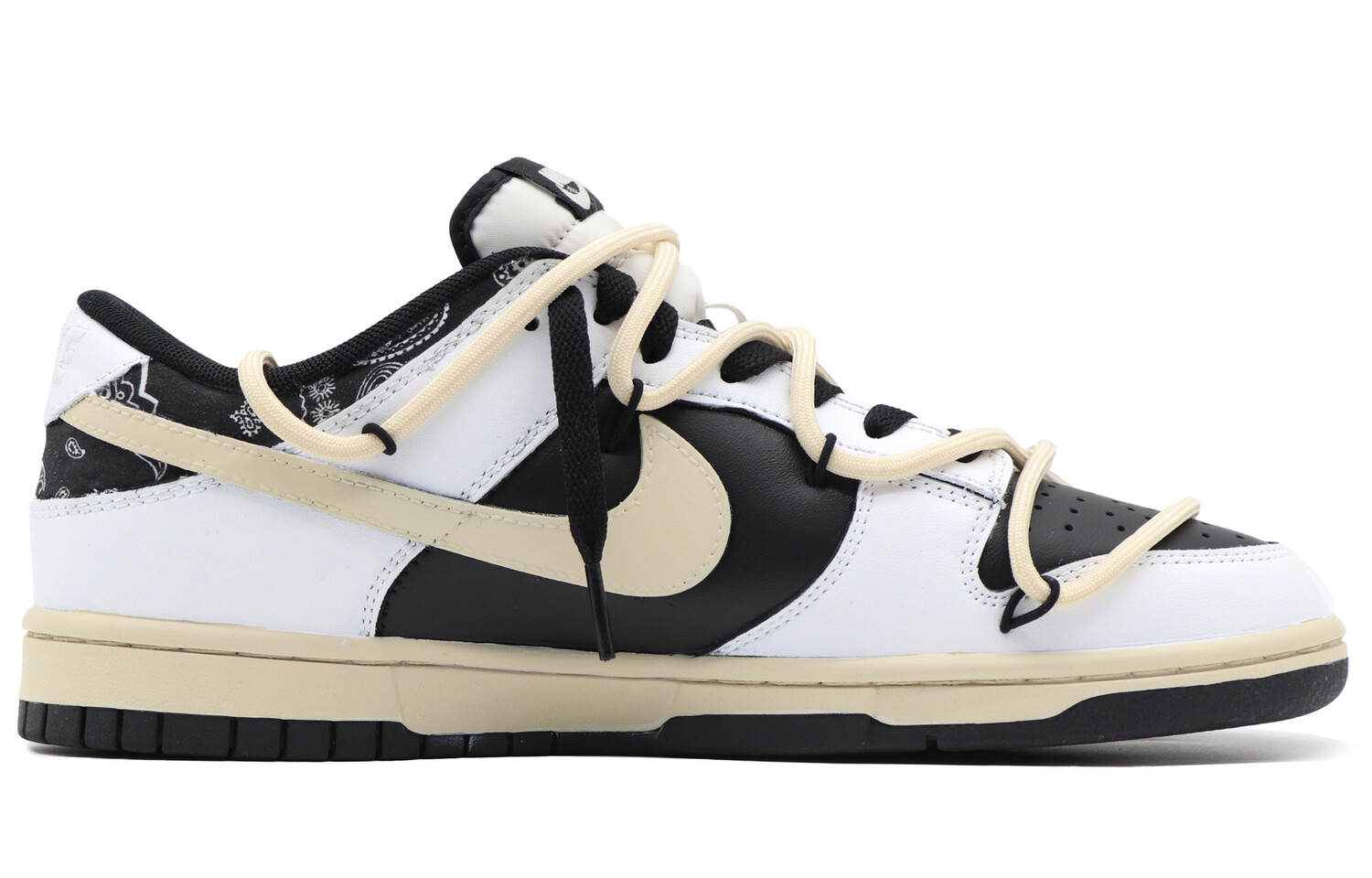 

Кроссовки Nike Dunk Skateboarding Shoes Men Low-top Black/white, белый
