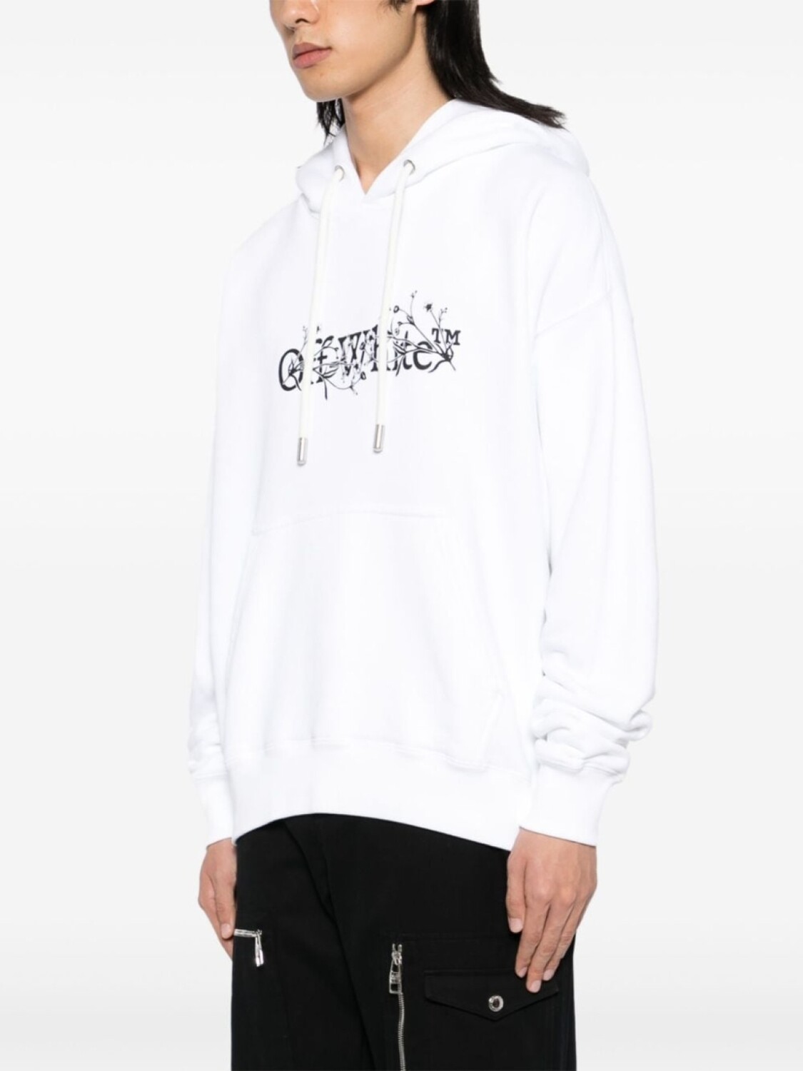 Off-White худи Bookish, белый — фото 3