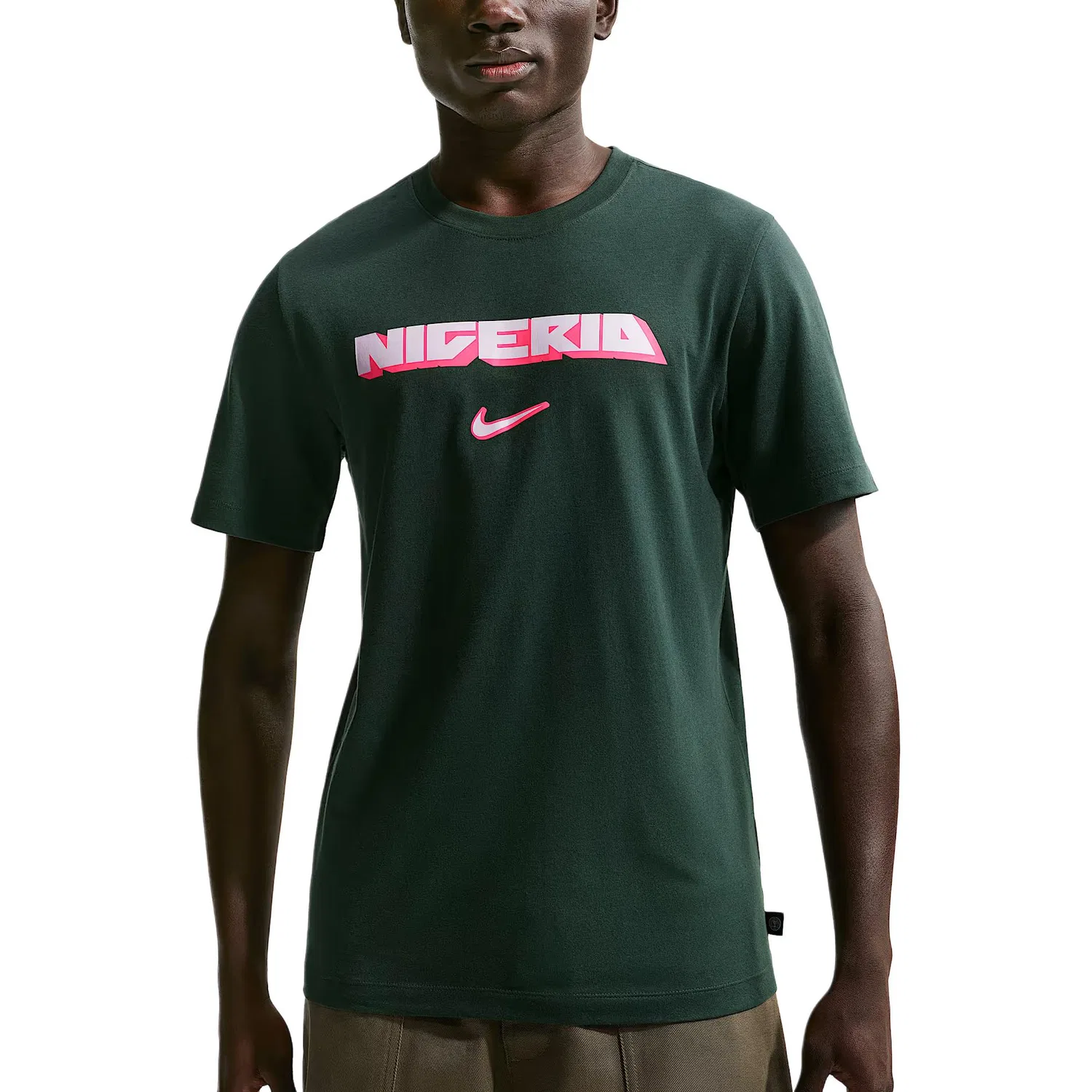 Футболка сборной Нигерии по футболу для мужчин Nike, Professional Green