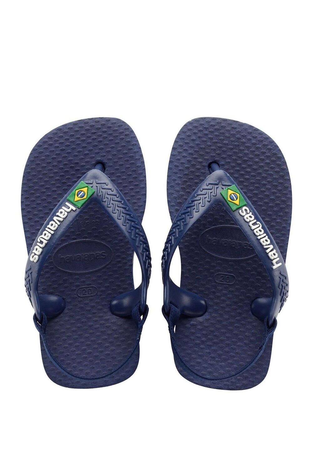 

Детские сандалии Brasil с логотипом Havaianas, синий