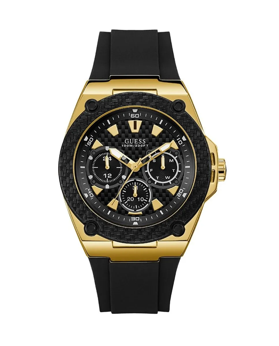 

Мужские часы Legacy W1049G5 с силиконовым и черным ремешком Guess, черный