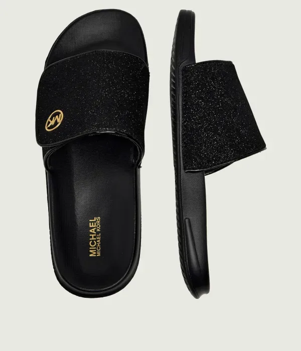 Тапочки Джетт Дарби Michael Kors Kids, черный — фото 3