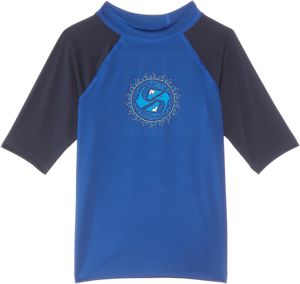 

Плавки Quiksilver Kids Everyday UPF50 Short Sleeve, цвет Navy/Blue