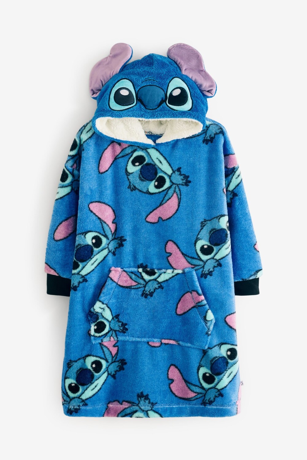 

Одеяло с капюшоном в стиле Disney stitch Brand Threads, синий